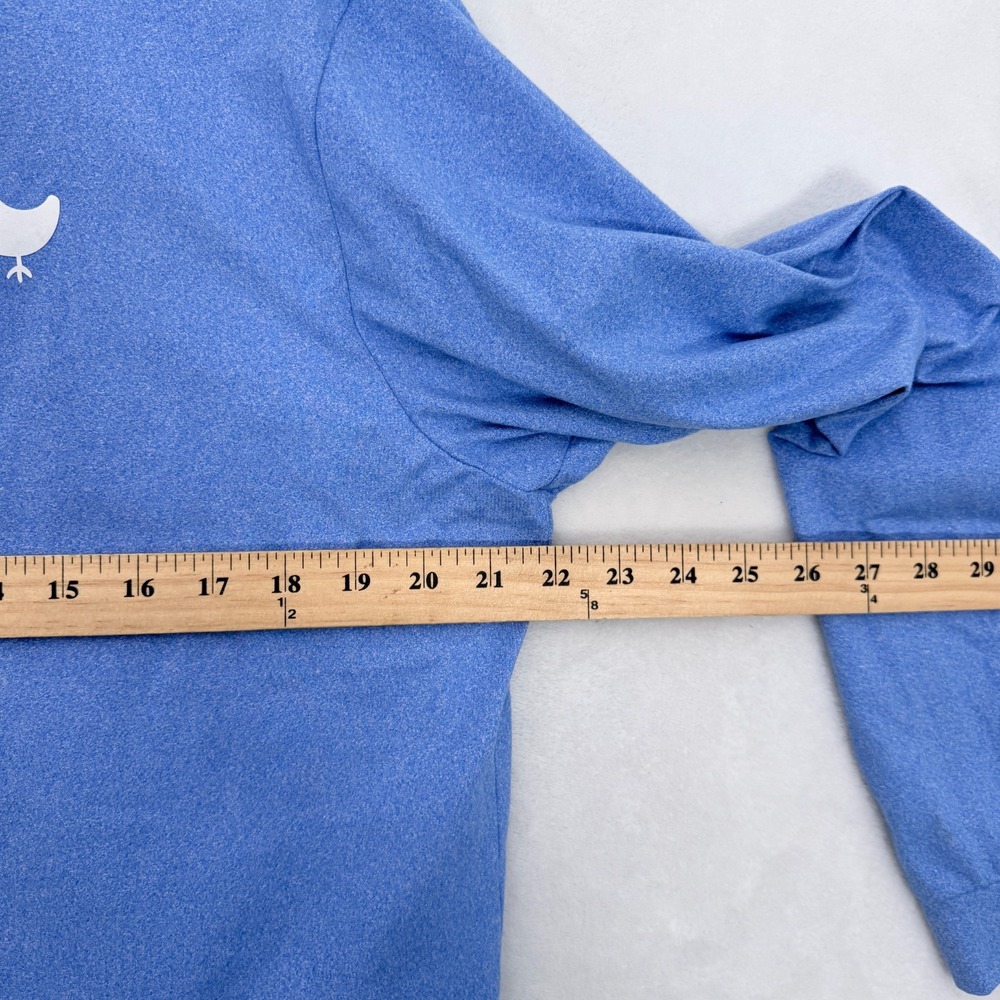 Bad Birdie 1/4 Zip Pullover Mens M Blue Performance Gray Hawk Golf Club - Picture 5 of 12